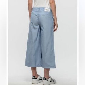 NWT Publish Brand Clothing Eisley Pants Wide Leg Chambray Blue 24